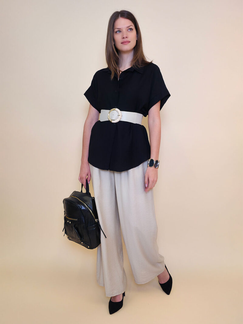 Košulja 30 Adel - viscose UN - black