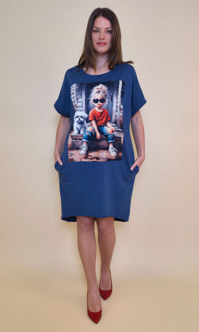 Haljina 24 Tigre - jeans - Girl&Puppy