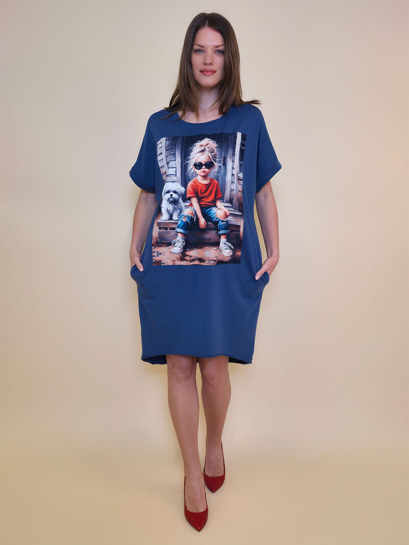 Haljina 24 Tigre - jeans - Girl&Puppy