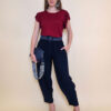 Hlače 30 Adrian - viscose UN - navy