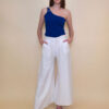 Hlače 32 Griffin - viscose UN - white