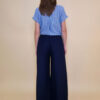 Hlače 32 Griffin - viscose UN - navy