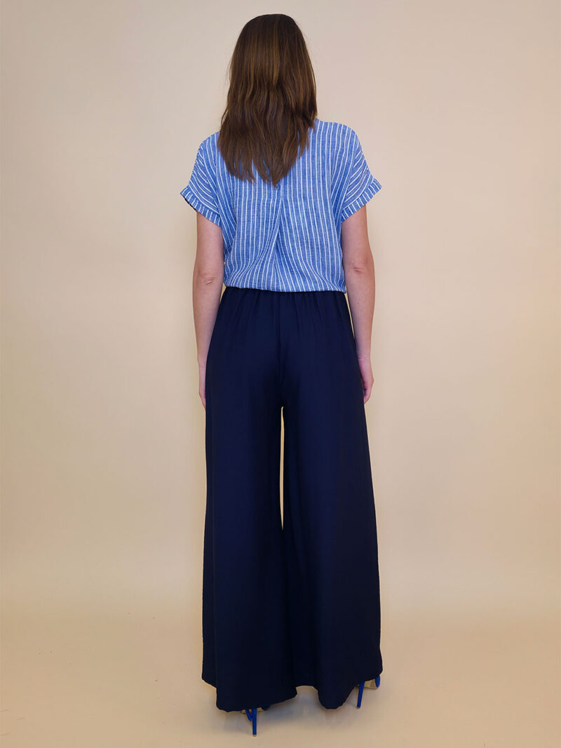 Hlače 32 Griffin - viscose UN - navy