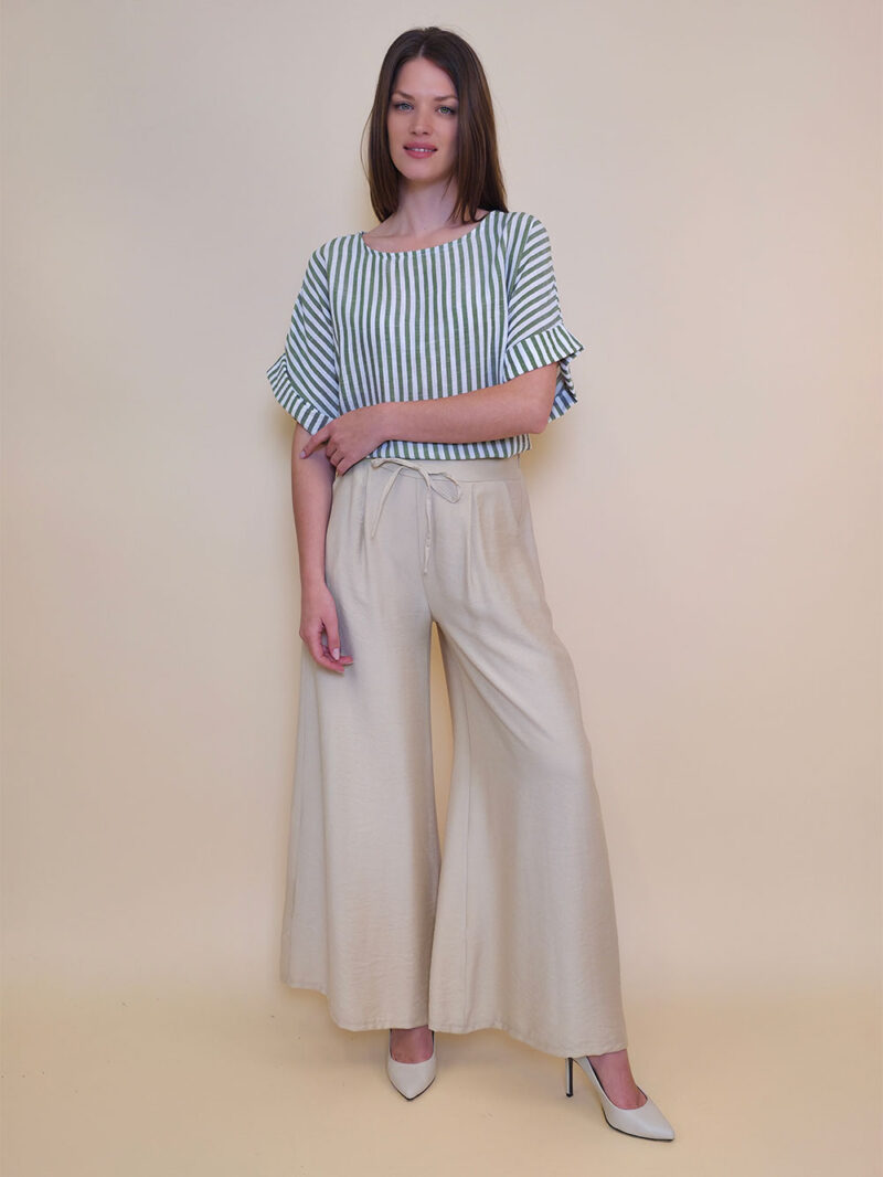 Hlače 32 Griffin - viscose UN - beige
