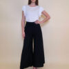 Hlače 32 Griffin - viscose UN - black