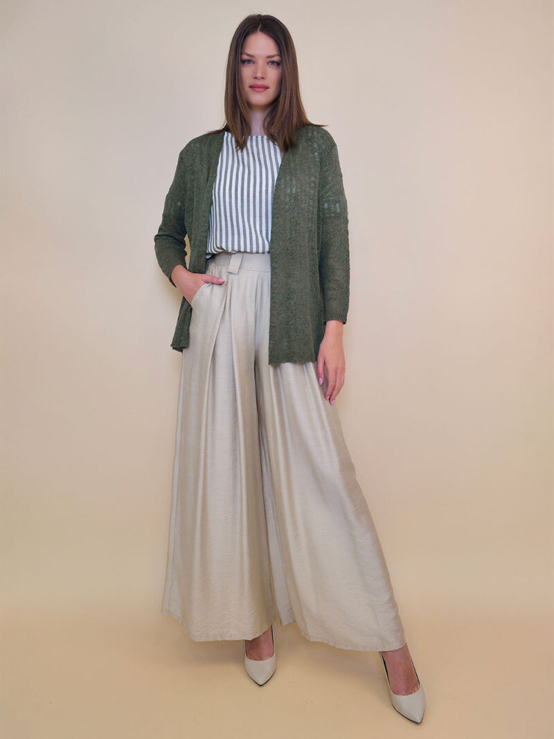 Kardigan 36 Broxton - plt UN boucle - military