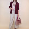 Kardigan 36 Broxton - plt UN boucle - bordo