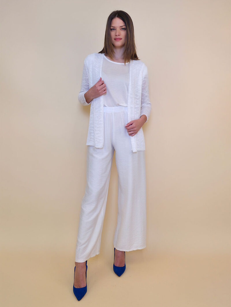 Kardigan 36 Broxton - plt UN boucle - white