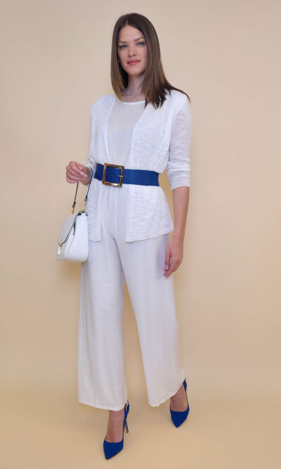 Kardigan 36 Broxton - plt UN boucle - white