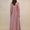 Haljina 40 Marrakesh - saten pruge red