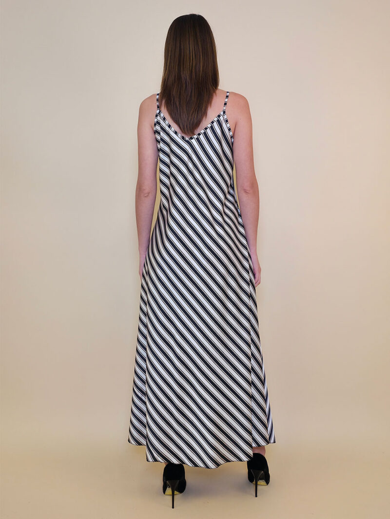 Haljina 40 Marrakesh - saten pruge black