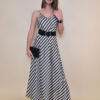 Haljina 40 Marrakesh - saten pruge black