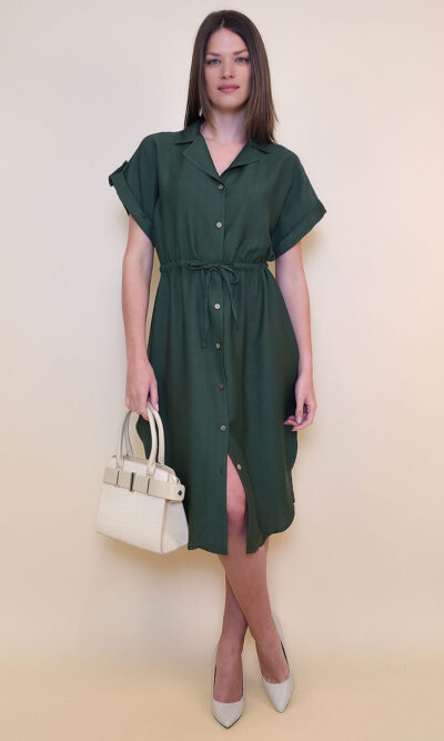 Haljina 44 Wincester - viscose UN - military