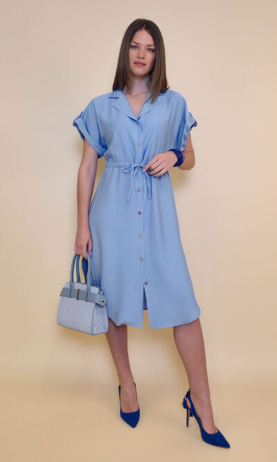 Haljina 44 Wincester - viscose UN - sky blue