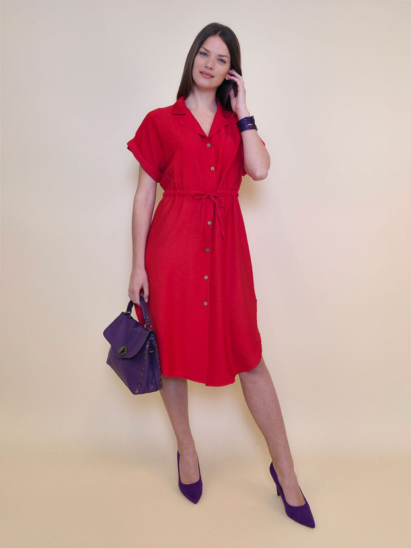 Haljina 44 Wincester - viscose UN - red