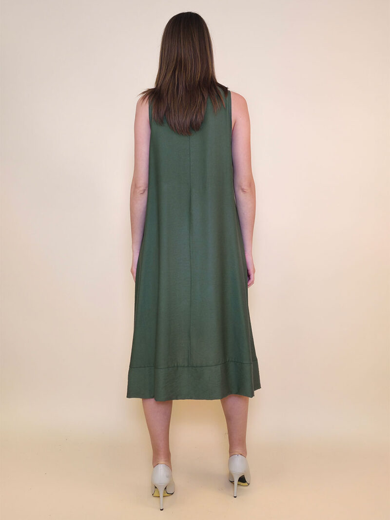 Haljina+ogrlica 32 Delta - viscose UN - brown