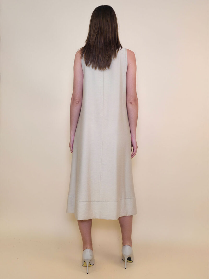 Haljina+ogrlica 32 Delta - beige - Slika 2