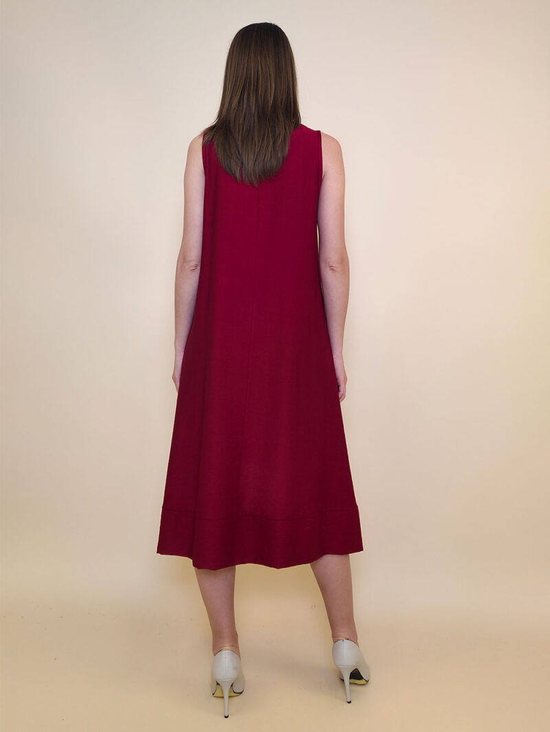 Haljina+ogrlica 32 Delta - burgundy - Slika 2