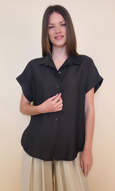 Košulja 30 Adel - viscose UN - brown
