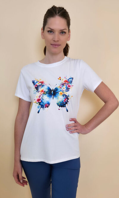 T-shirt 24 Bumble Bee - cotton UN - Floral Butterfly