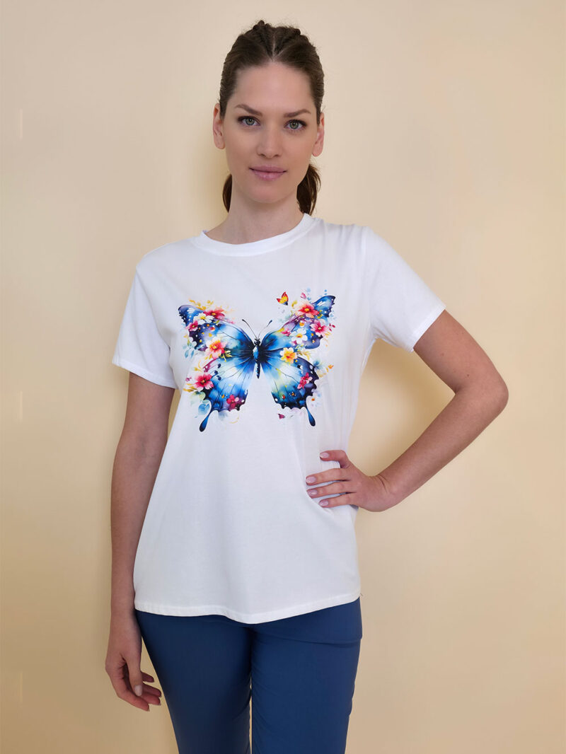T-shirt 24 Bumble Bee - cotton UN - Floral Butterfly