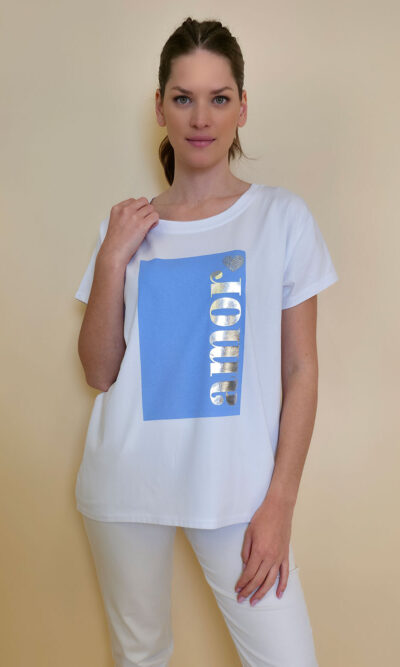 Majica 28 Noroo - cotton white -  Amor jeans