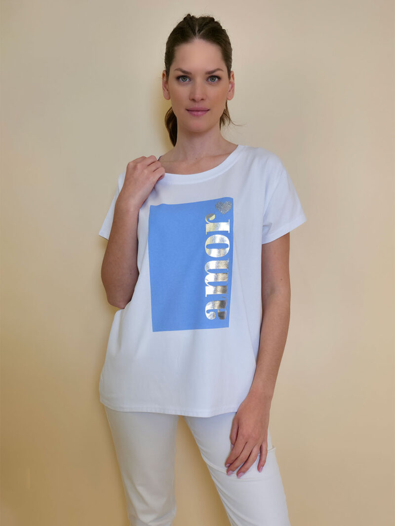 Majica 28 Noroo - cotton white -  Amor jeans