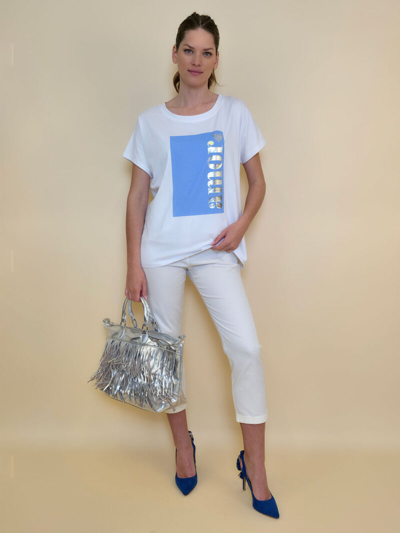 Majica 28 Noroo - cotton white -  Amor jeans