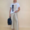 Majica 28 Noroo - cotton white -  Giraffes navy