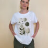 Majica 28 Noroo - cotton white - Olive Leaves military