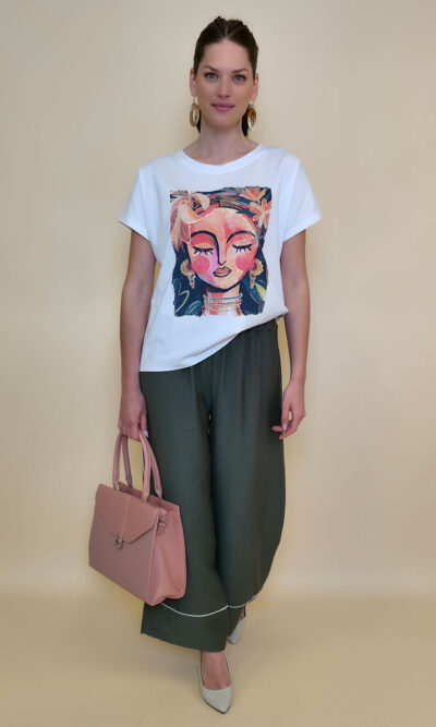 Majica 28 Noroo - cotton white - African Dream