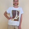 Majica 28 Noroo - cotton white -  Anfas/Profil Brown