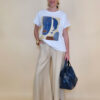 Majica 28 Noroo - cotton white -  Anfas/Profil Blue