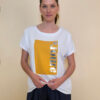Majica 28 Noroo - cotton white -  Amor senape