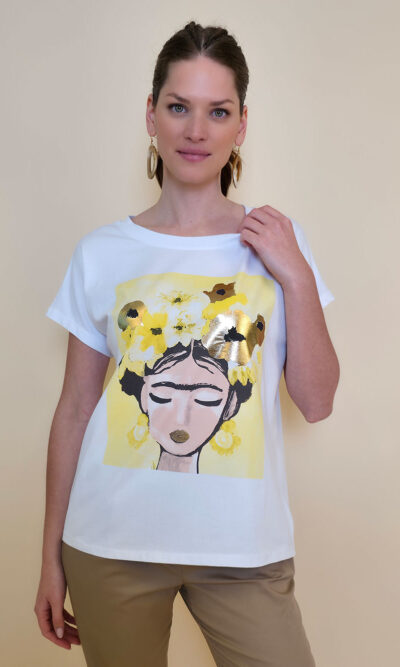 Majica 28 Noroo - cotton white - Golden Frida