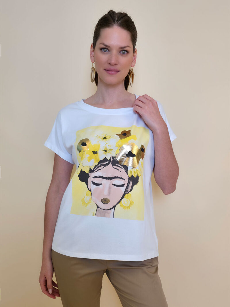 Majica 28 Noroo - cotton white - Golden Frida