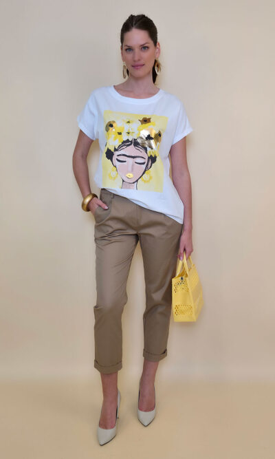 Majica 28 Noroo - cotton white - Golden Frida