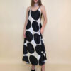 Haljina 40 Marrakesh - saten print lopte - black