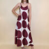 Haljina 40 Marrakesh - saten print lopte - bordo