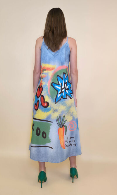 Haljina 38 Guadalupe - jeans print - Carrot