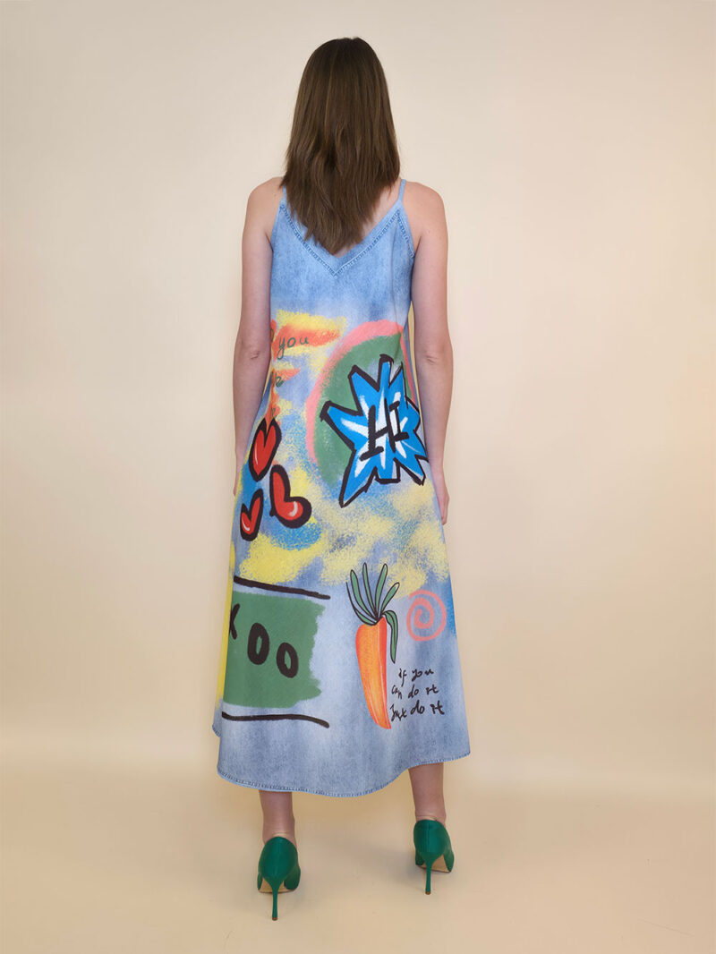 Haljina 38 Guadalupe - jeans print - Carrot