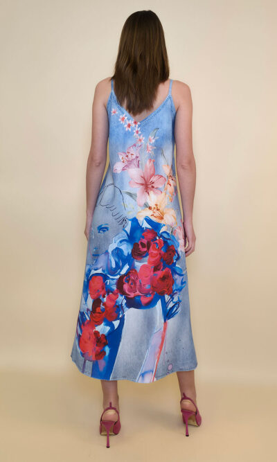 Haljina 38 Guadalupe - jeans print - Girl/Lillies&Roses