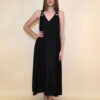 Haljina 44 Val Verde - viscose UN zlatne kopče - black