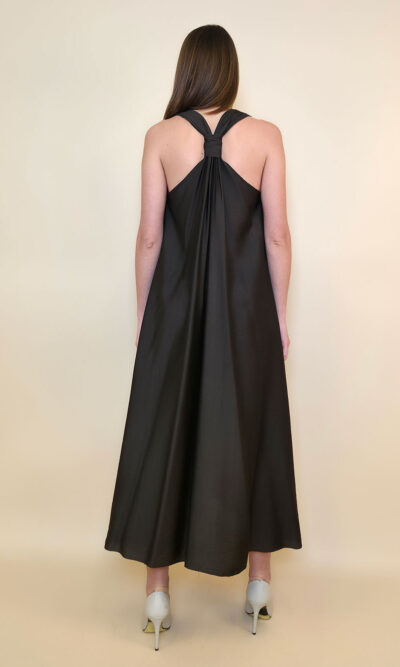Haljina 44 Val Verde - viscose UN zlatne kopče - brown