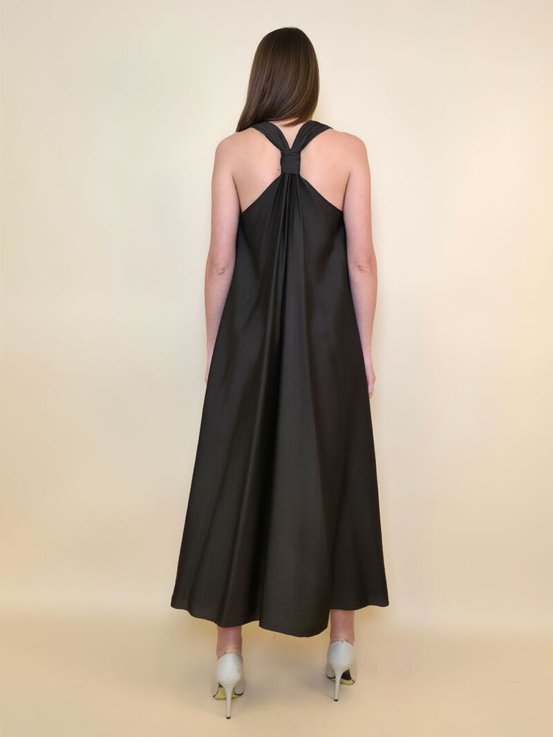 Haljina 44 Val Verde - viscose UN zlatne kopče - brown