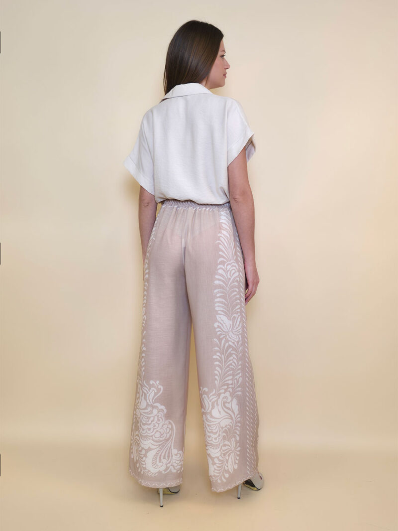 Hlače 38 Vinton - beige/panna - Slika 4