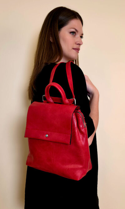 Torba 20 - ruksak simple medium - red