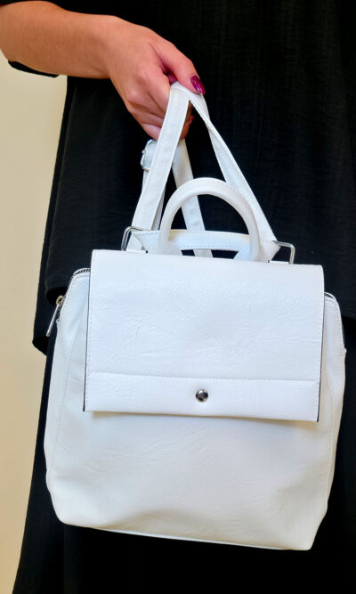 Torba 20 - ruksak simple medium - white