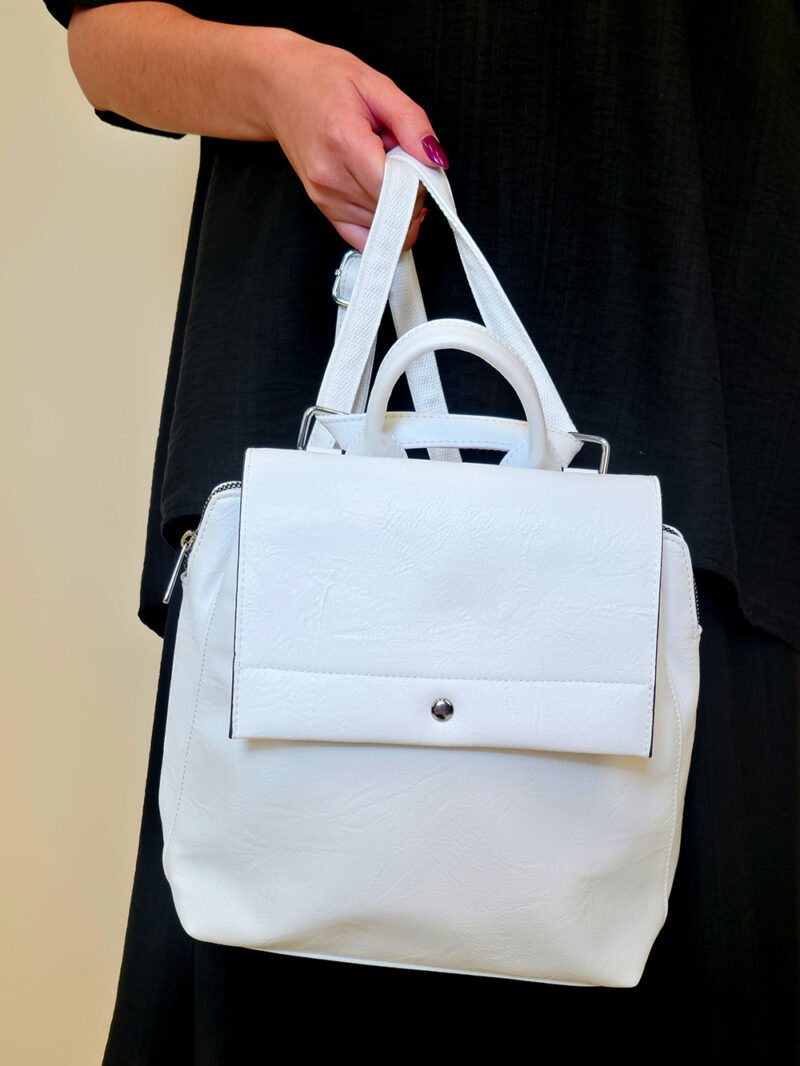 Torba 20 - ruksak simple medium - white