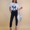 Majica 28 Noroo - cotton white -  Bow navy